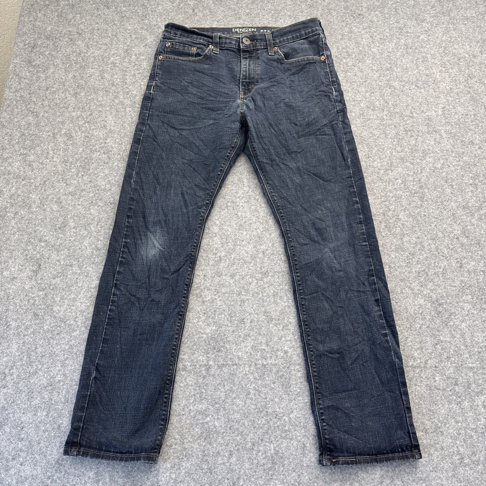 Denizen Levi's 232 Slim Straight Jeans Mens 30x30 Blue Excellent Stretch‎ Denim
